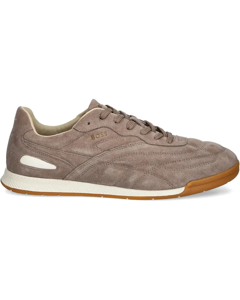 HUGO BOSS Sneakers aus Wildleder - Nude Nude