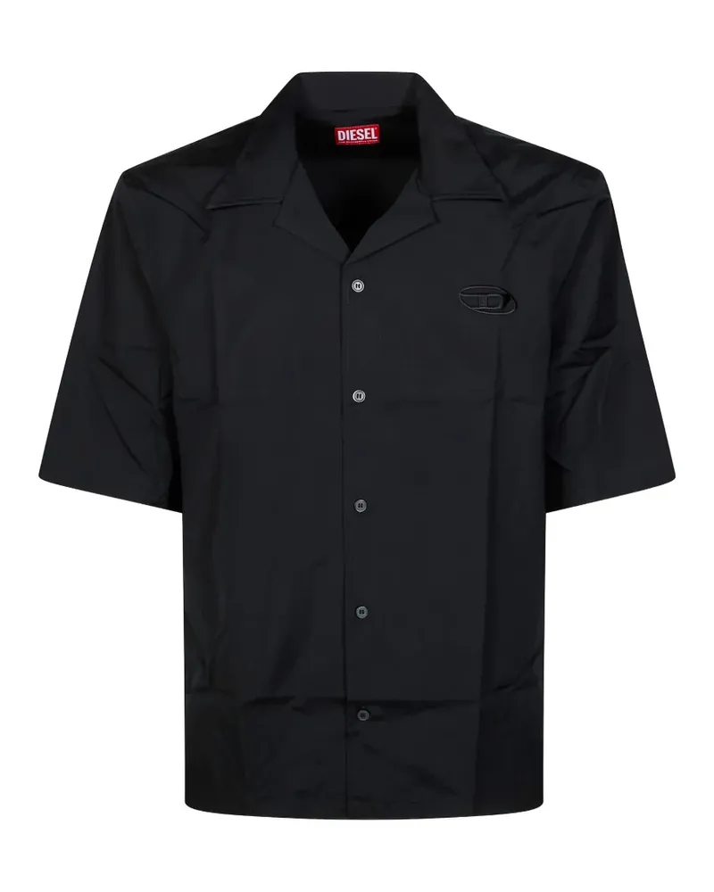 Diesel short-sleeve logo shirt - Schwarz Schwarz