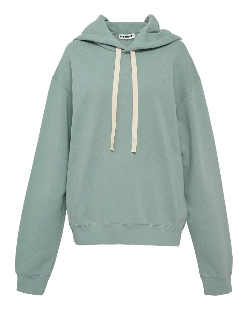 Jil Sander Hoodie mit rundem Ausschnitt - Blau Blau