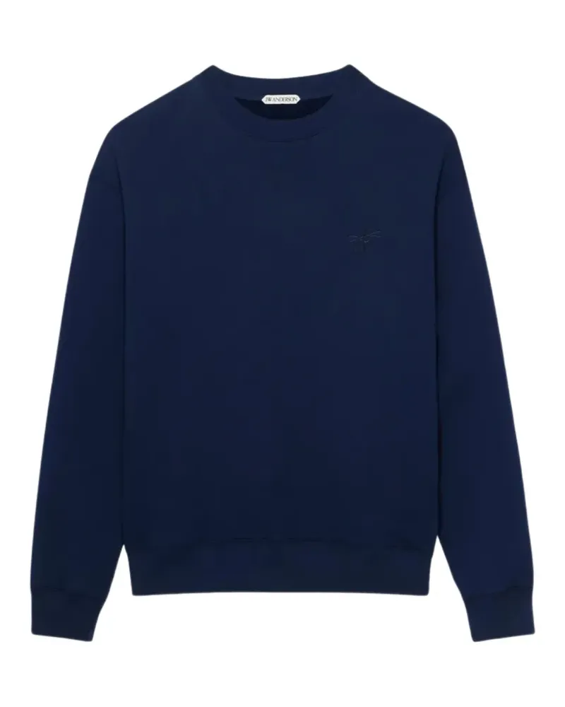 J.W.Anderson Sweatshirt mit Logo-Stickerei - Blau Blau