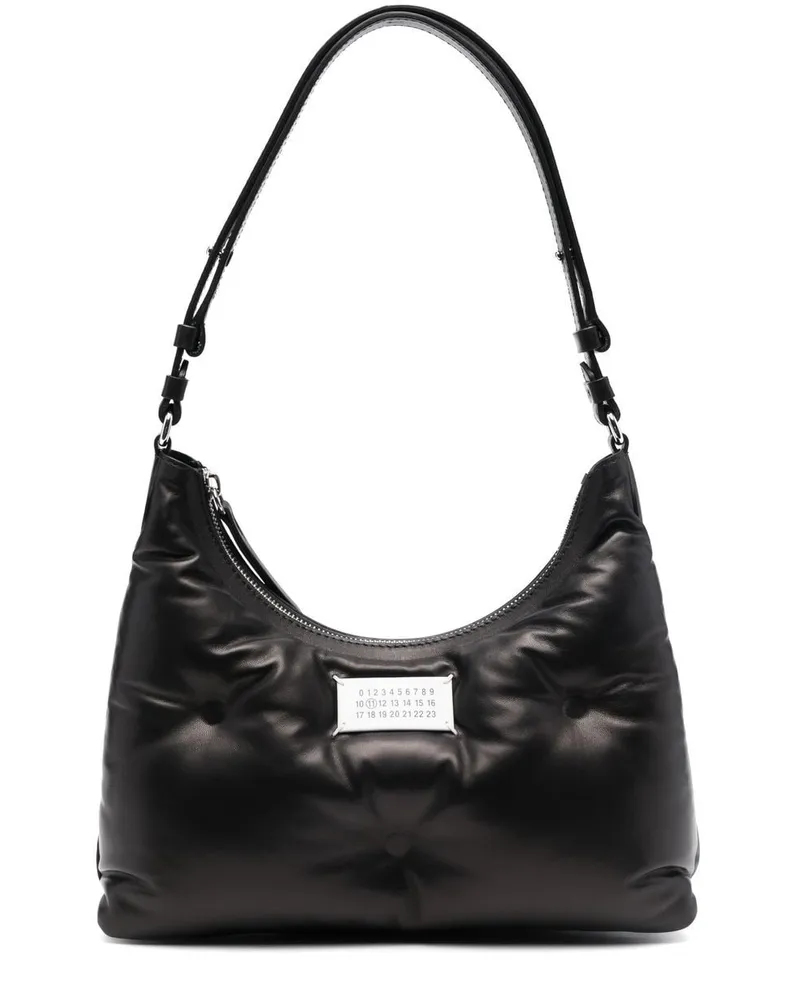 Maison Margiela Kleine Glam Slam Schultertasche - Schwarz Schwarz