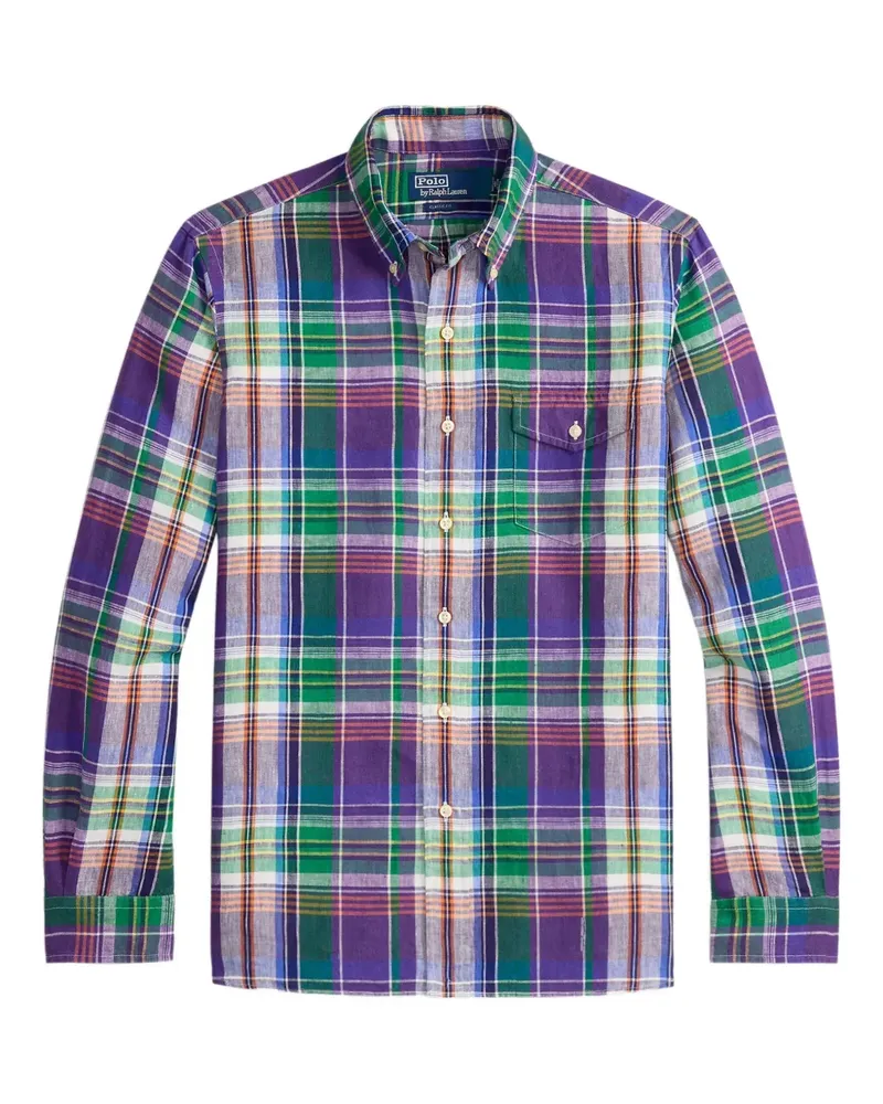 Ralph Lauren Kariertes Hemd - Violett Violett