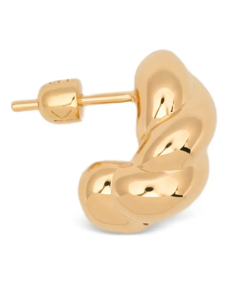 Maria Black Robe twisted earring - Gold Gold