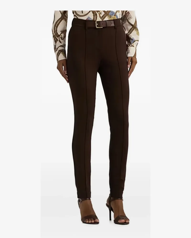 Ralph Lauren Hose mit Gürtel - Braun Braun