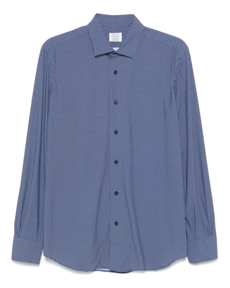 MAZZARELLI Hemd mit Print - Blau Blau