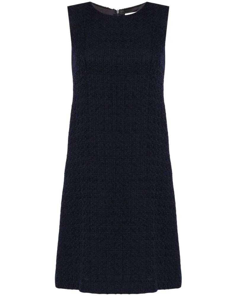 JANE Atelier Sam Tweed-Minikleid - Blau Blau