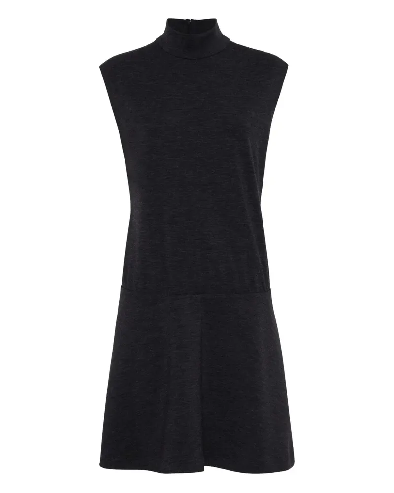 Brunello Cucinelli Minikleid mit Monili-Kettendetail - Grau Grau