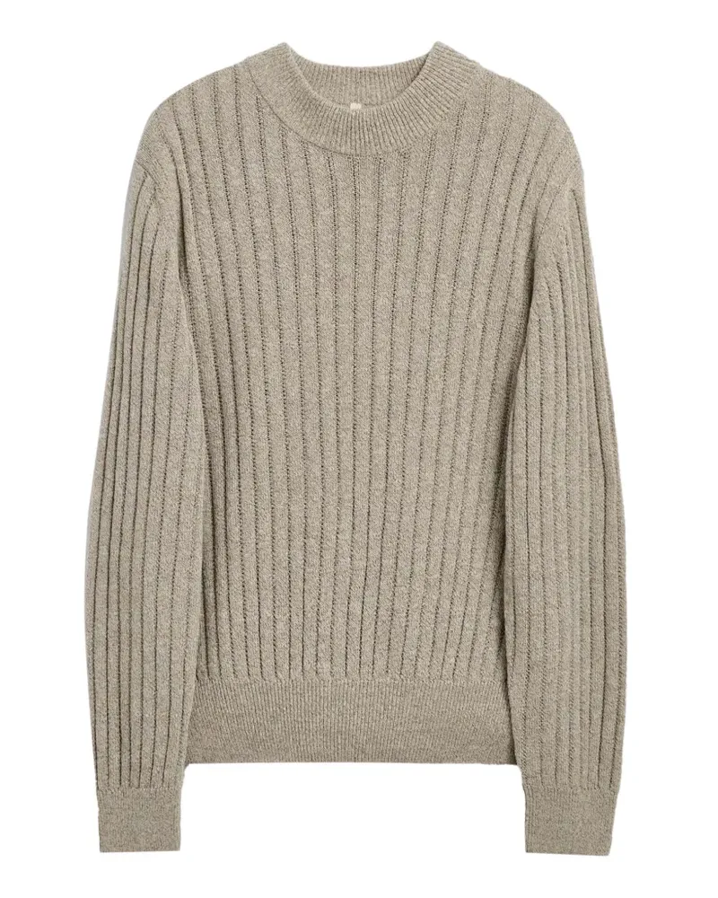 Sunflower moon ribbed sweater - Nude Nude