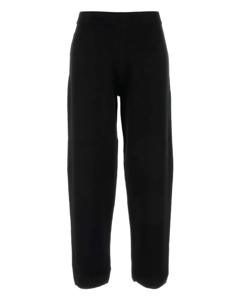 Max Mara Hose aus Jersey - Schwarz Schwarz