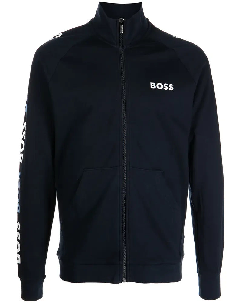 HUGO BOSS Contemp Jacke mit Logo-Print - Blau Blau