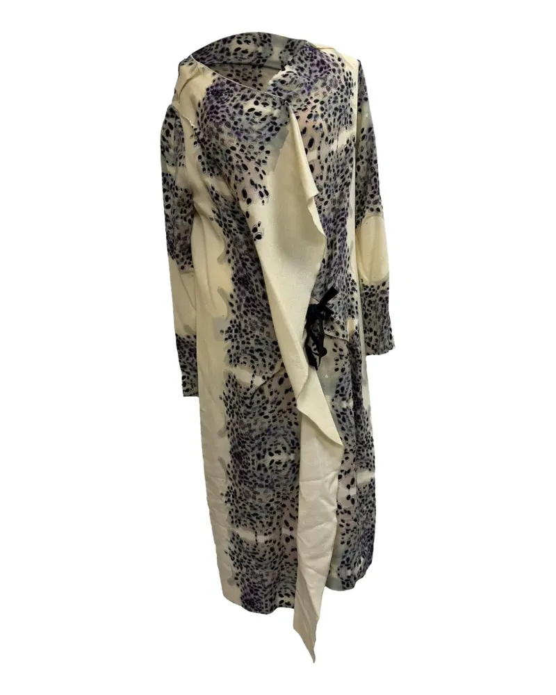 Roland Mouret printed draped dress - Nude Nude