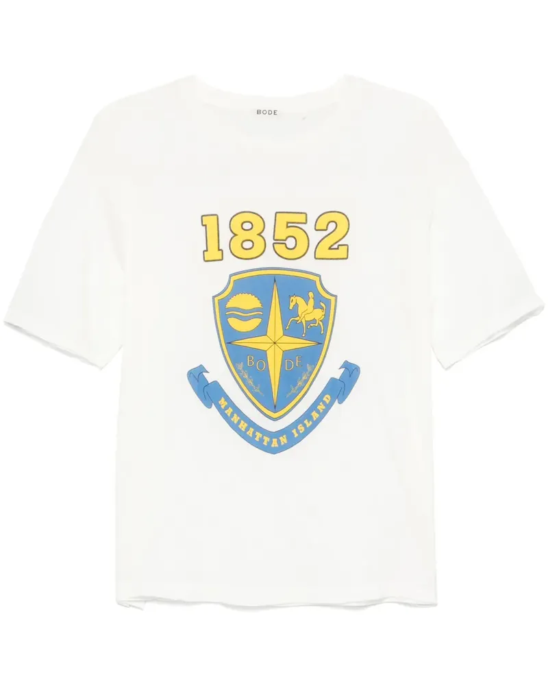 BODE Crest T-Shirt - Weiß Weiß