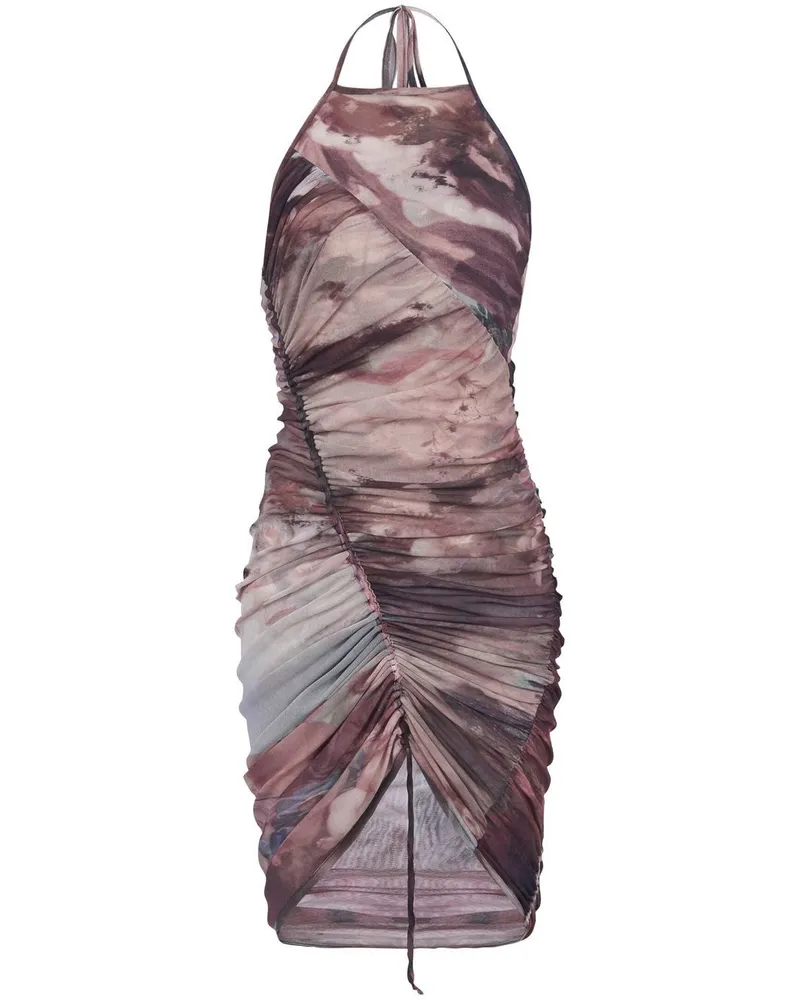 Balmain Kurzes Tüllkleid - Grau Grau