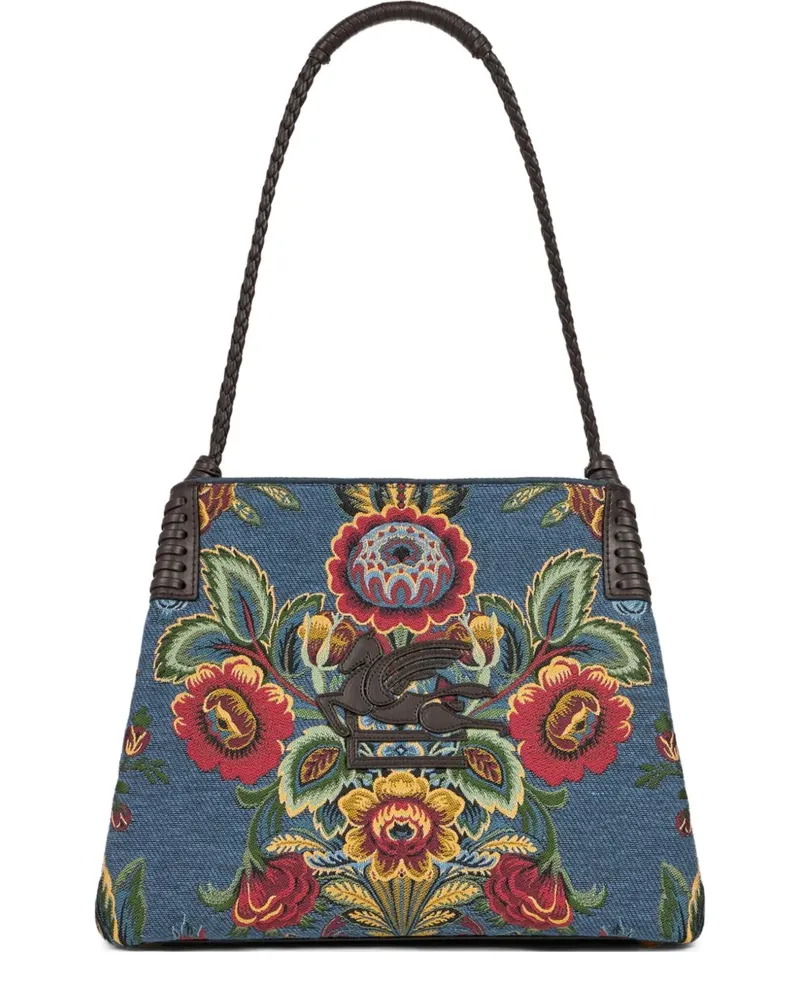 Etro Mittelgroße Libra Tote Bag - Blau Blau