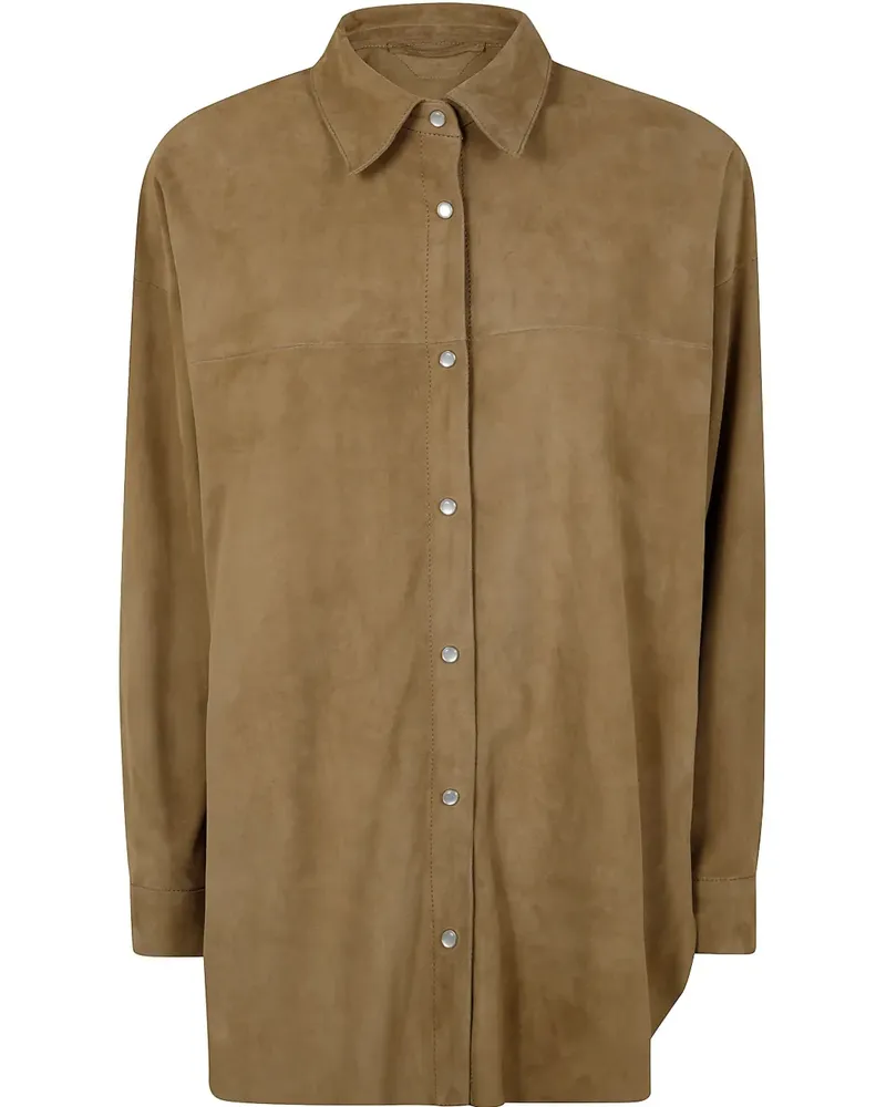Salvatore Santoro Jacke aus Wildleder - Nude Nude