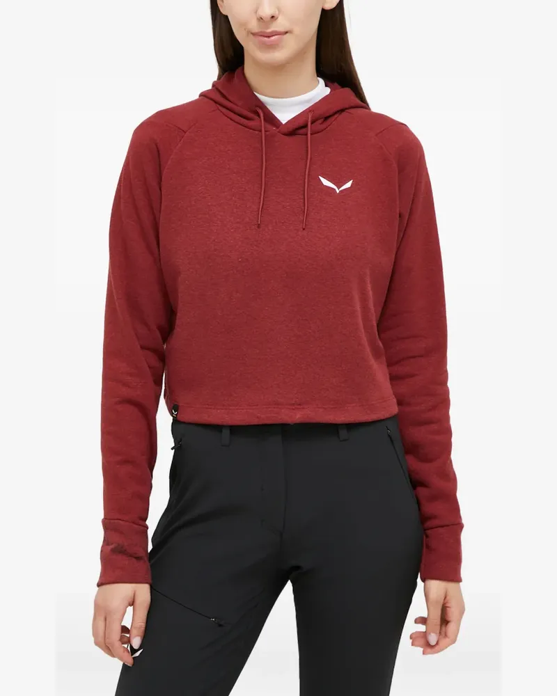 Salewa logo-detail hoodie - Rot Rot