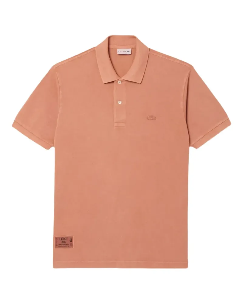 Lacoste Poloshirt mit Logo-Stickerei - Orange Orange