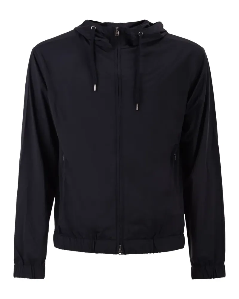 Herno Kapuzenjacke mit Reißverschluss - Blau Blau