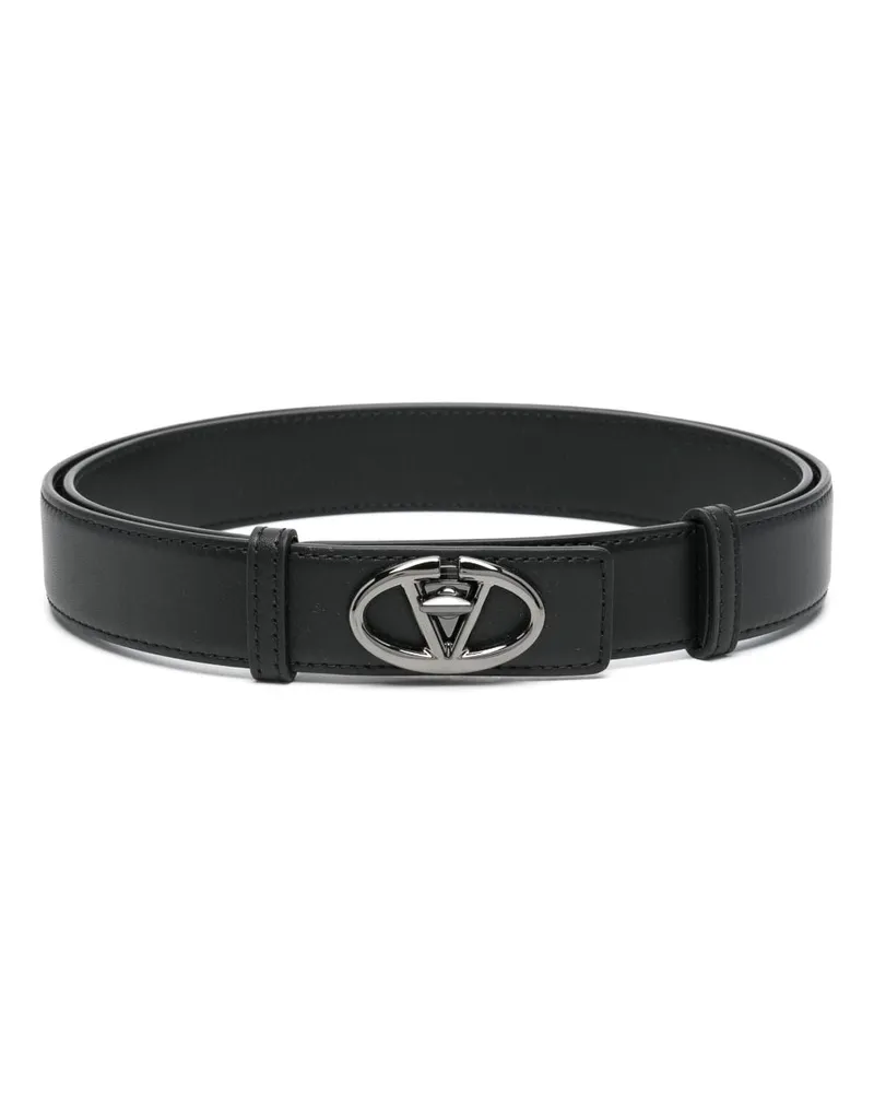 Valentino Garavani Bold Edition VLogo Gürtel - Schwarz Schwarz