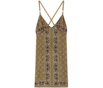 Camisole-Kleid mit Paisley-Print