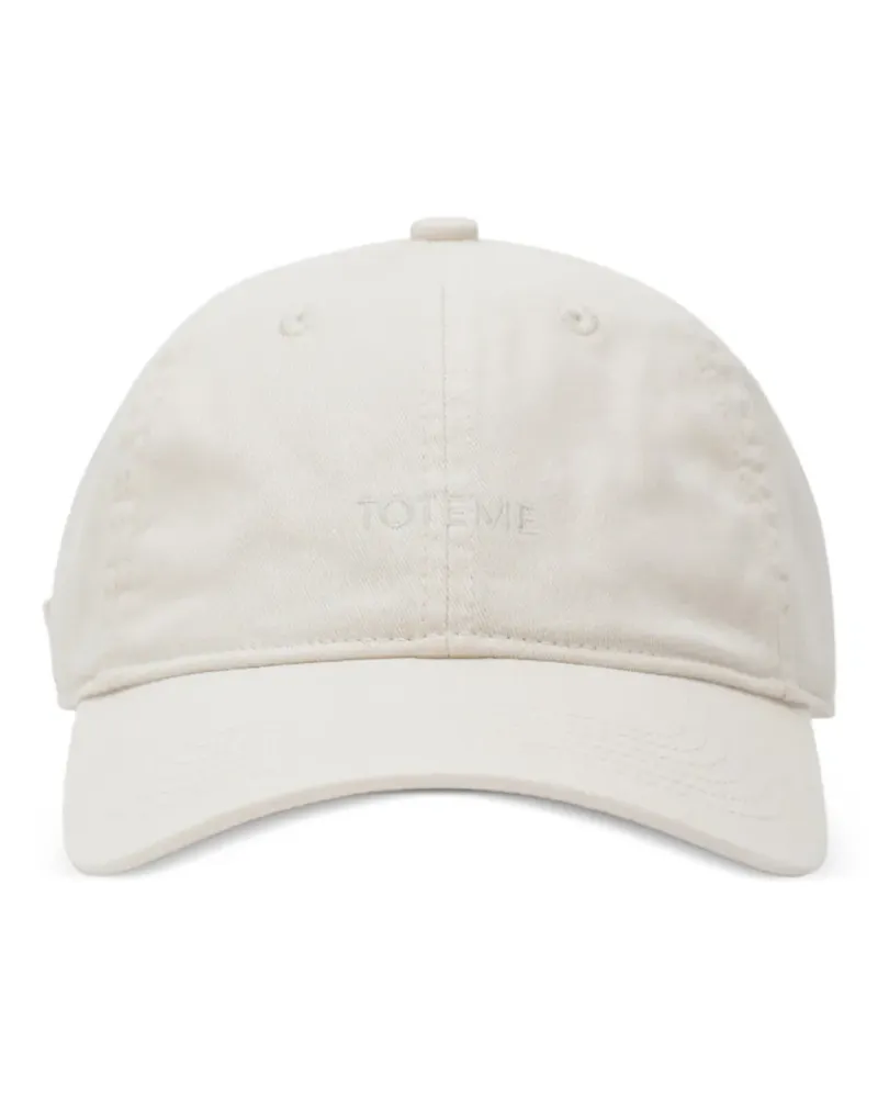 Totême Baseballkappe mit Logo-Stickerei - Nude Nude