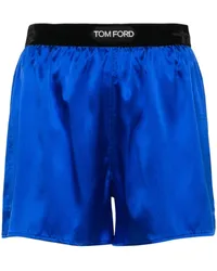 Tom Ford Shorts mit Logo Blau