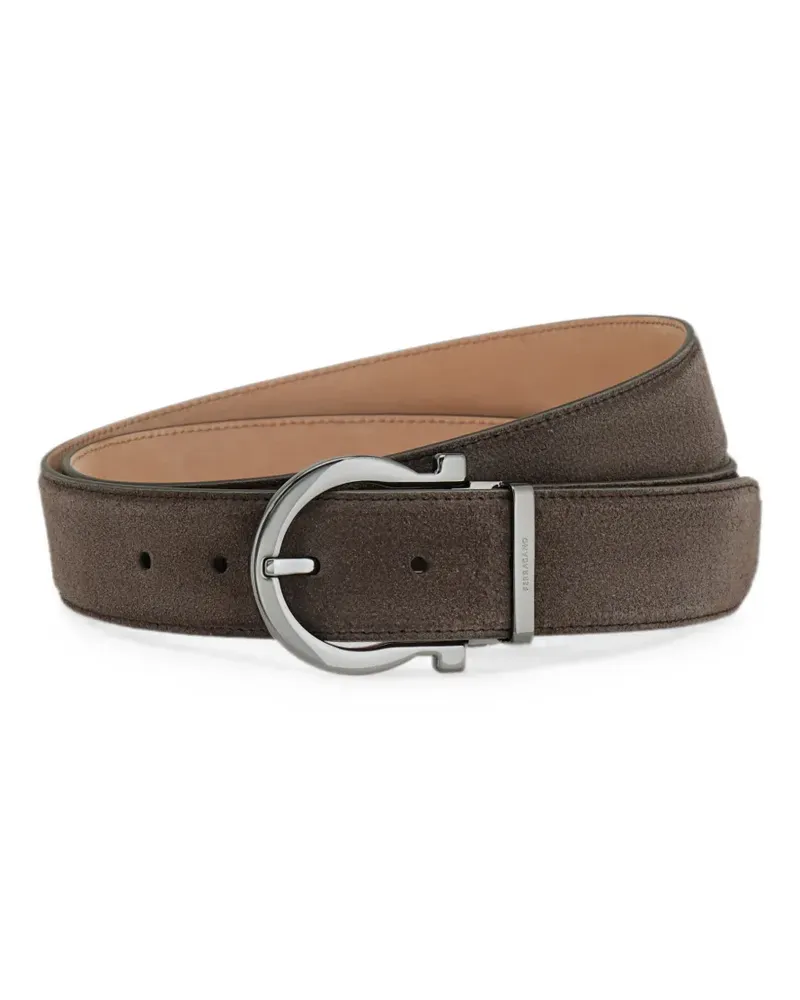 Ferragamo Gürtel mit Gancini-Schnalle - Braun Braun