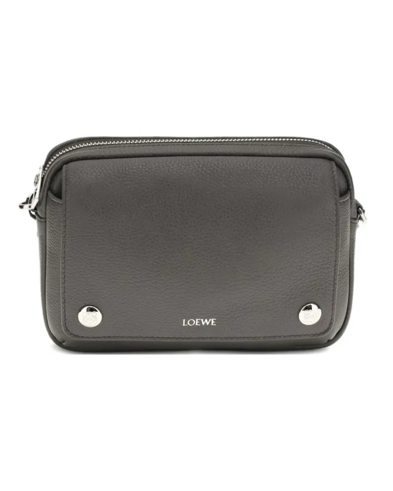 Loewe Small Pebble Shoulder Bag - Grau Grau