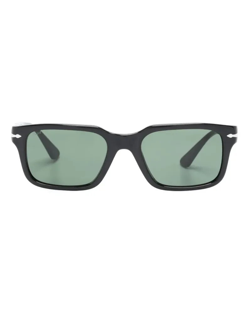 Persol Sonnenbrille mit D-Gestell - Schwarz Schwarz