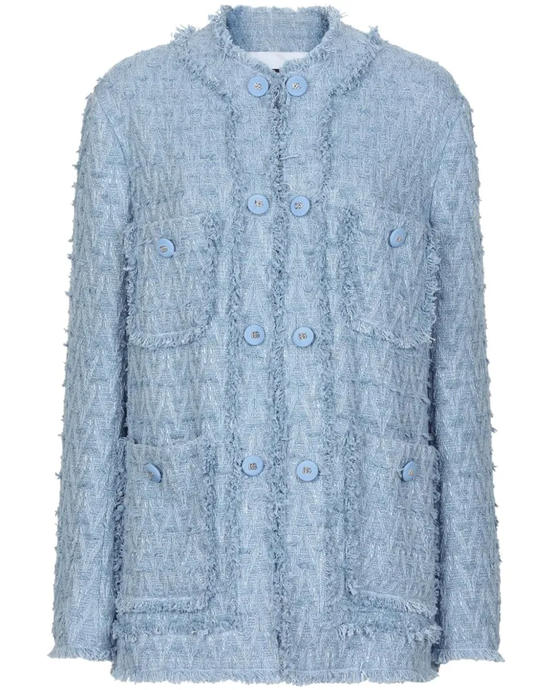Dolce & Gabbana Jacke mit mehreren Taschen - Blau Blau
