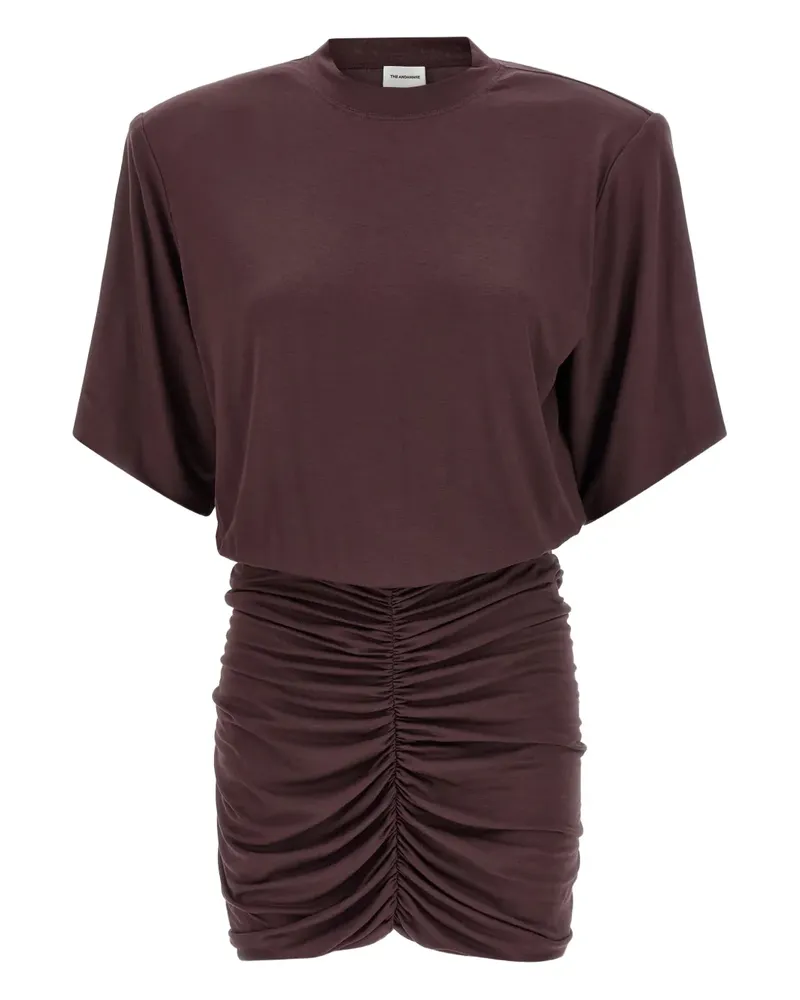 ANDAMANE Lennox ruched mini dress - Violett Violett