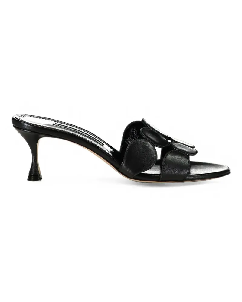 Manolo Blahnik Haribal Sandalen - Schwarz Schwarz