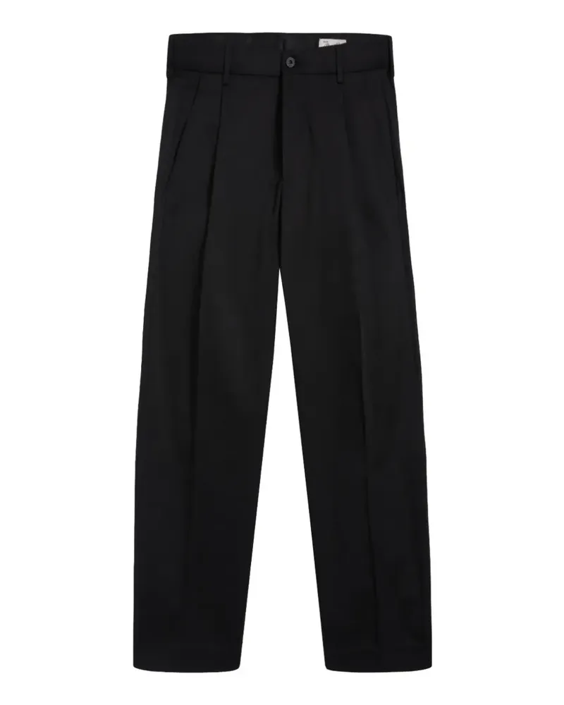 PENCE pleated trousers - Schwarz Schwarz