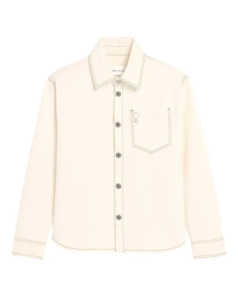 AMI Paris Ami de Coeur Hemdjacke - Nude Nude