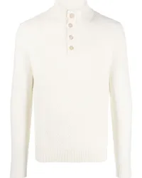 Corneliani Pullover mit Fischgrätenmuster Nude