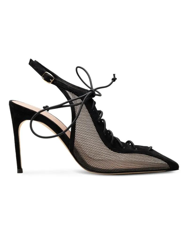 Malone Souliers Alia Pumps mit Schnürung - Schwarz Schwarz