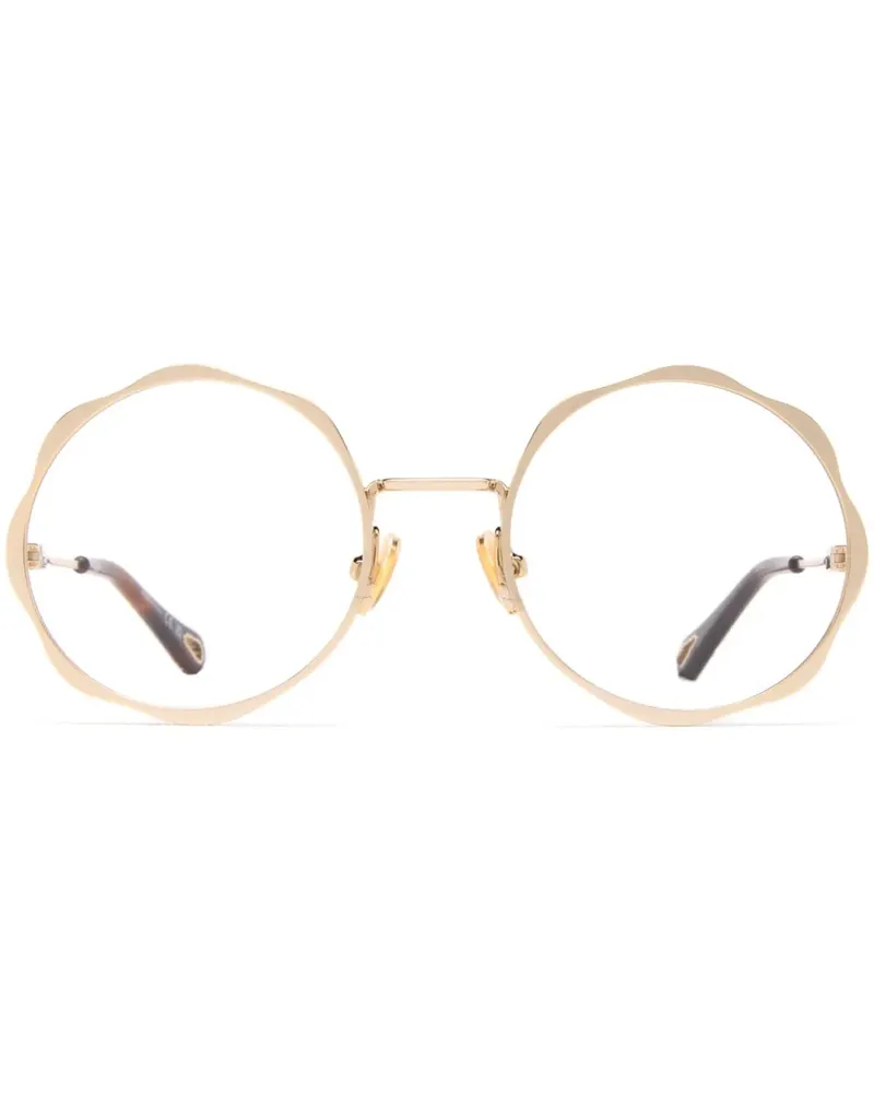 Chloé Brille mit rundem Gestell - Gold Gold
