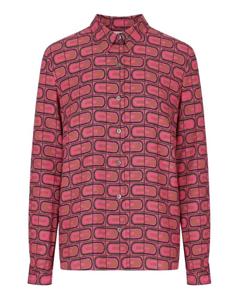 Laura Urbinati Hemd mit geometrischem Print - Rosa Rosa