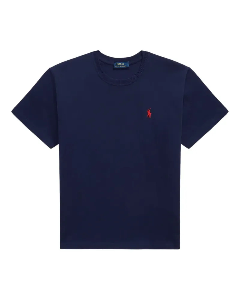 Ralph Lauren T-Shirt mit Logo-Stickerei - Blau Blau