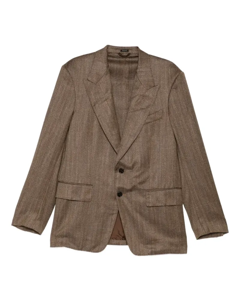 Tom Ford Damier Shelton Sakko - Braun Braun