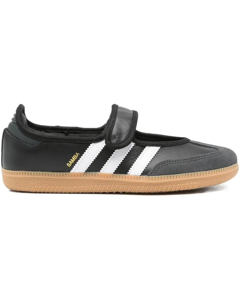 adidas Samba Jane Slip-On-Sneakers mit Riemen - Schwarz Schwarz