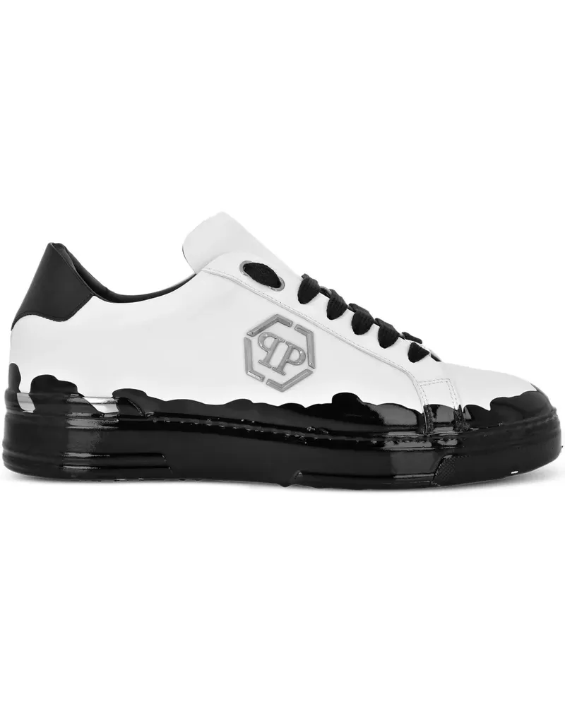 Philipp Plein Sneakers mit Farbklecks-Print - Schwarz Schwarz