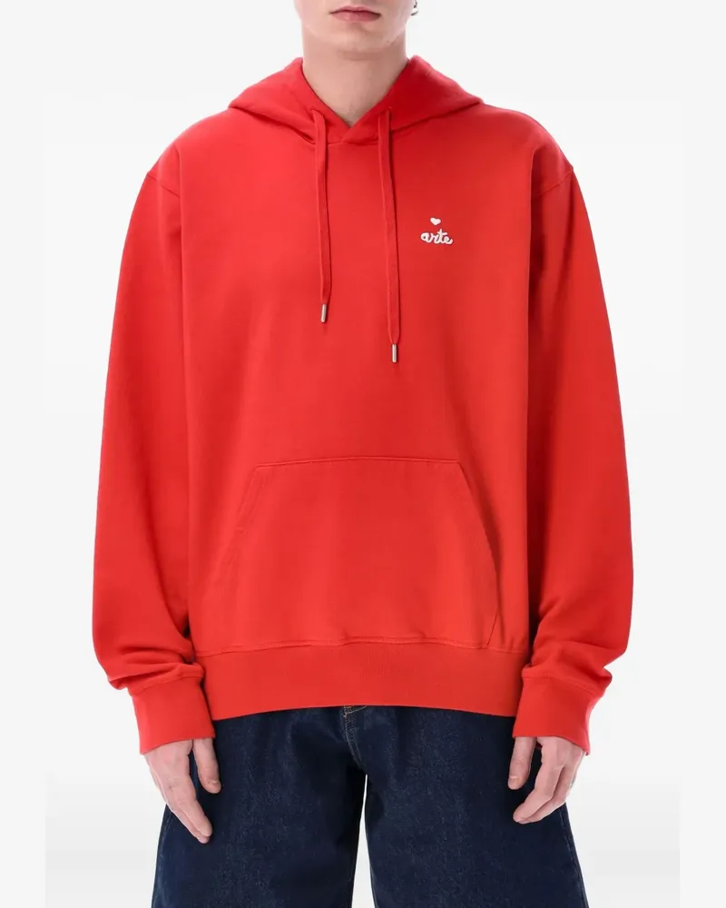Arte Antwerp Heart Hoodie mit Logo - Rot Rot