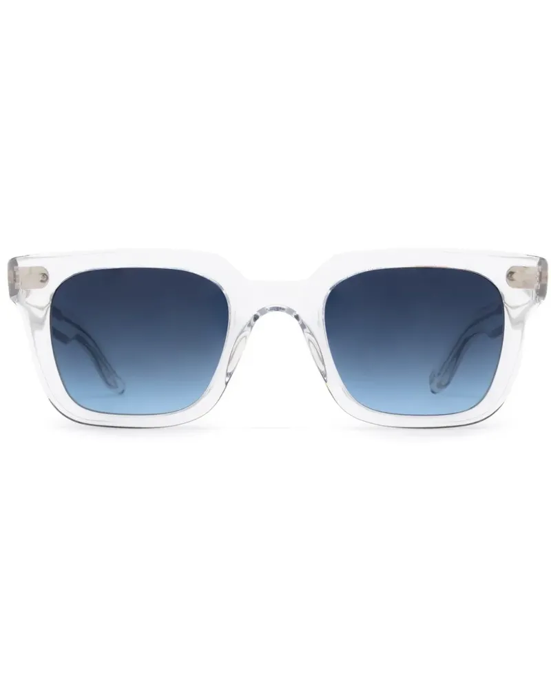 MOSCOT Grober Sun Sonnenbrille mit eckigem Gestell - Weiß Weiß