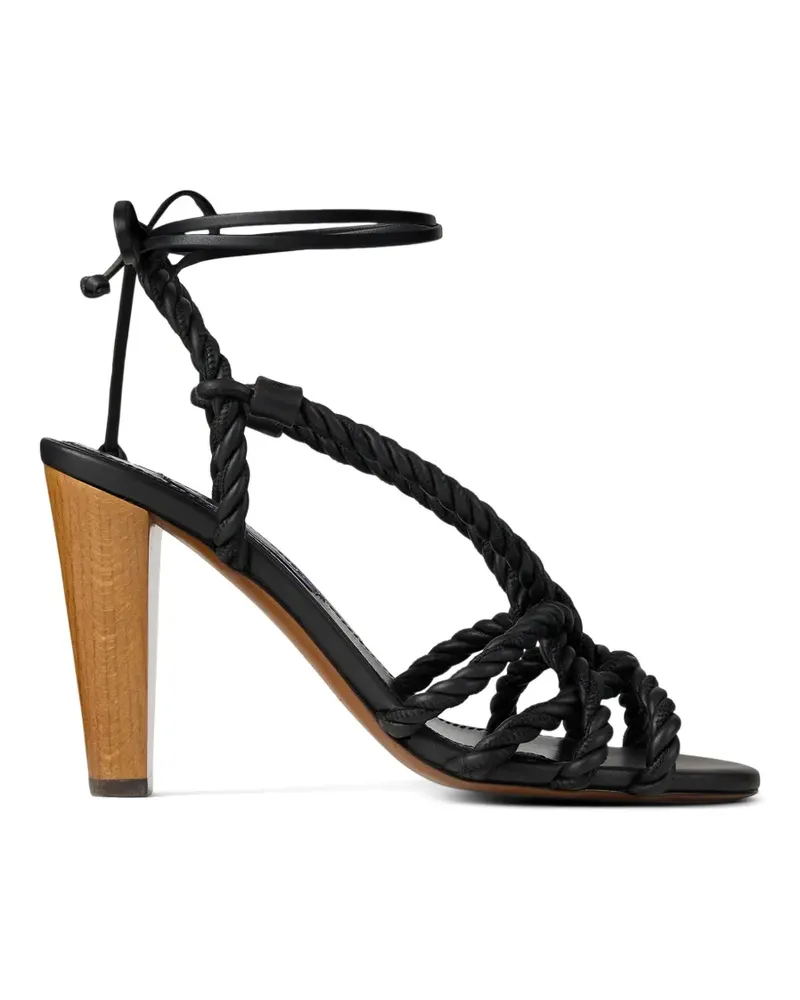 Ralph Lauren Römersandalen aus Lammleder - Schwarz Schwarz