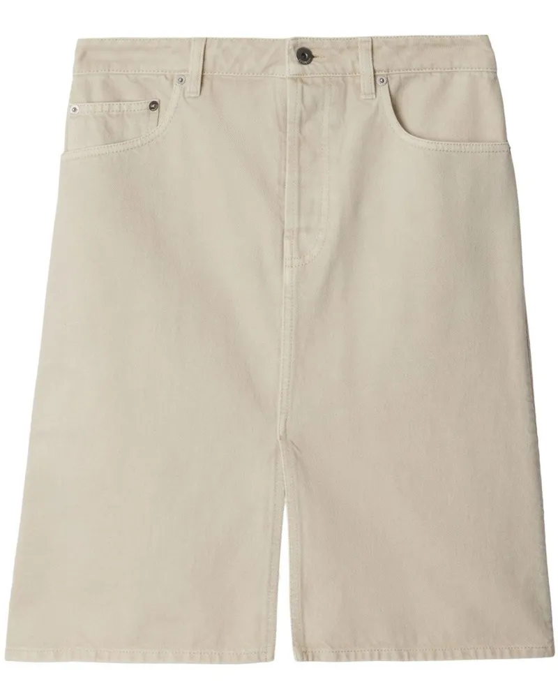 Burberry Klassischer Jeansrock - Nude Nude