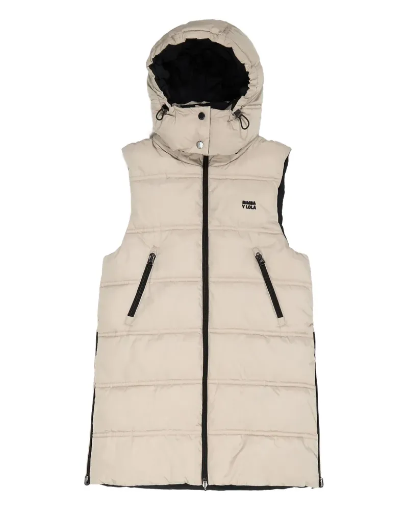 BIMBA Y LOLA Kapuzenoberteil mit Reißverschluss - Nude Nude