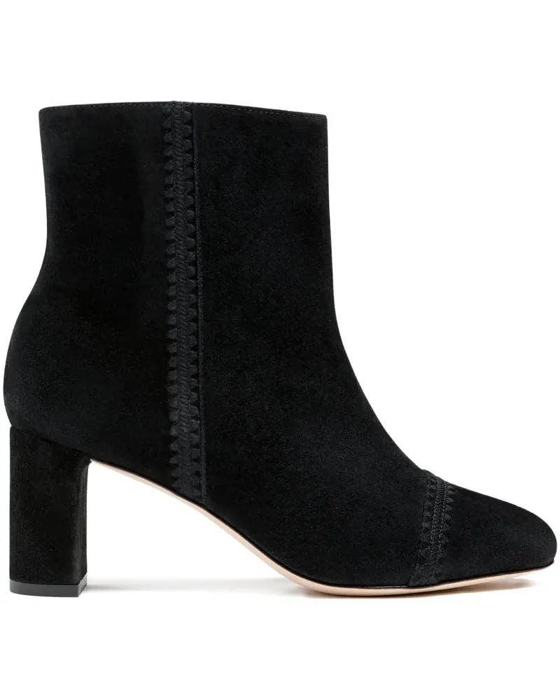 Cinq à Sept 70mm Peyton suede boots - Schwarz Schwarz