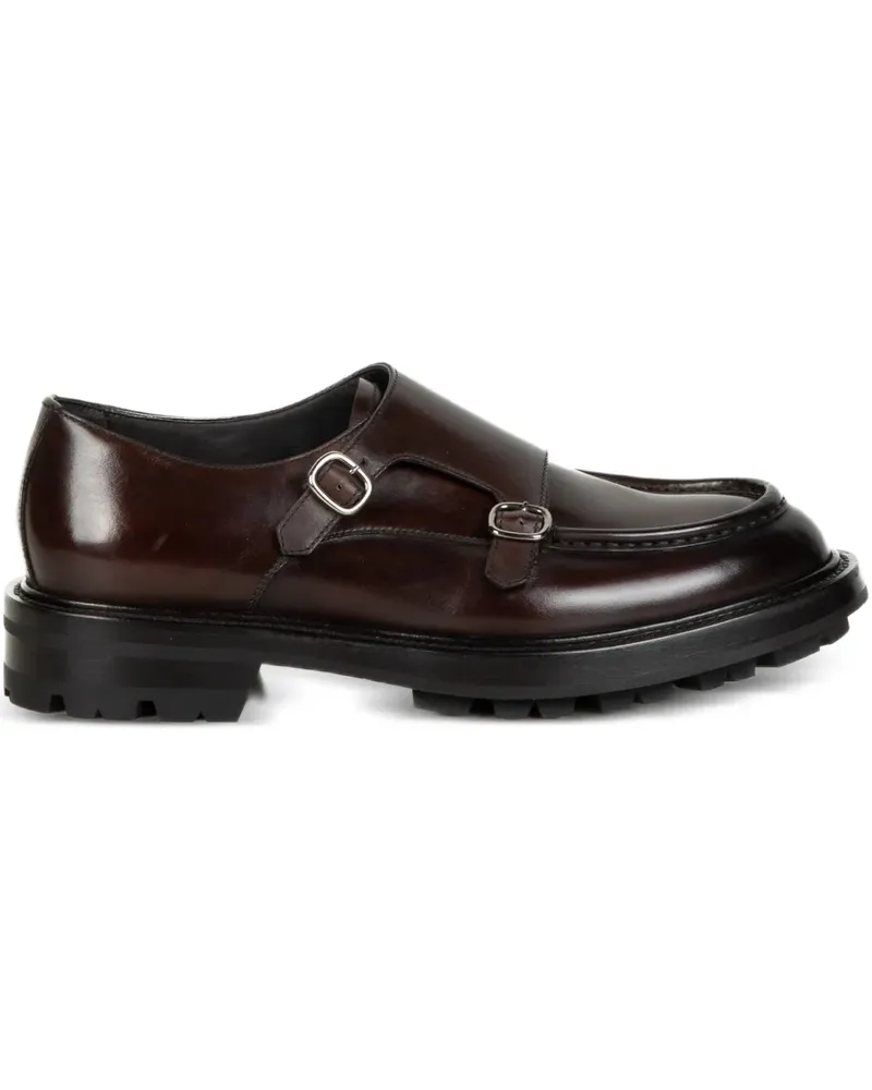 Neil Barrett Monk-Schuhe aus Leder - Braun Braun