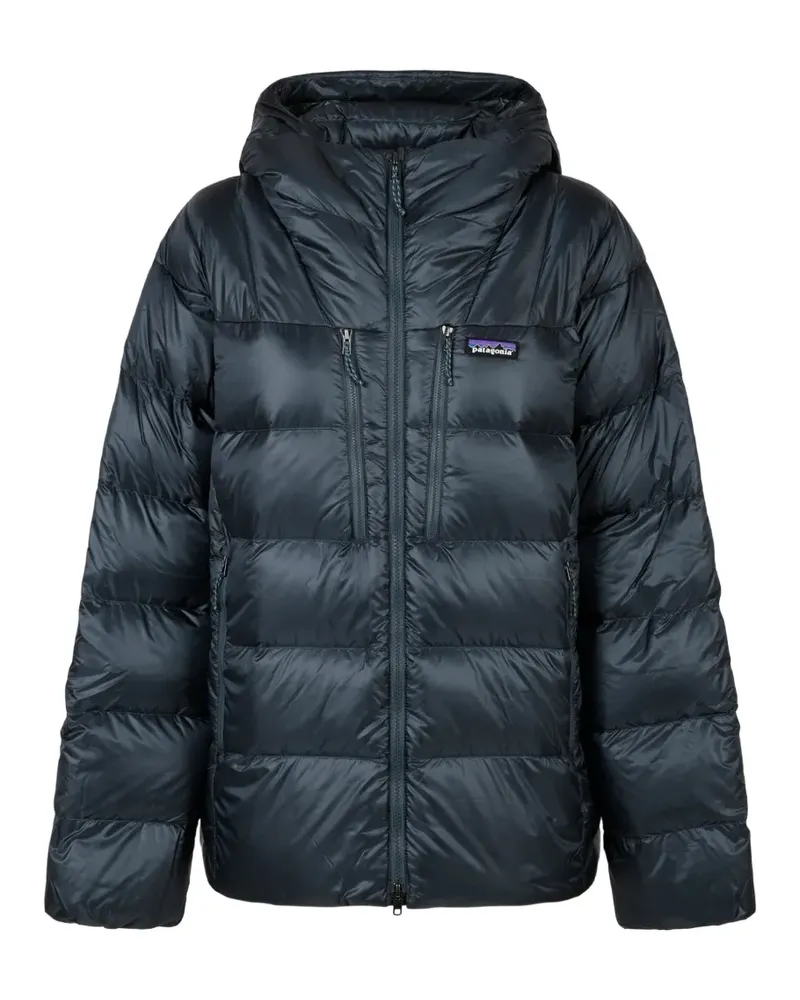Patagonia Fitz Roy quilted hooded jacket - Blau Blau